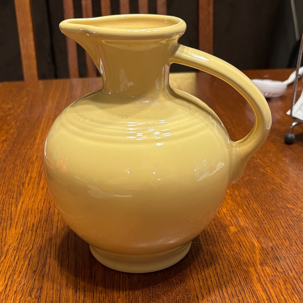 Fiestaware Yellow Pitcher